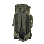 Para Commando Yellow Embroidery Olive Green Bagpack - back