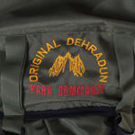 Para Commando Yellow Embroidery Olive Green Bagpack