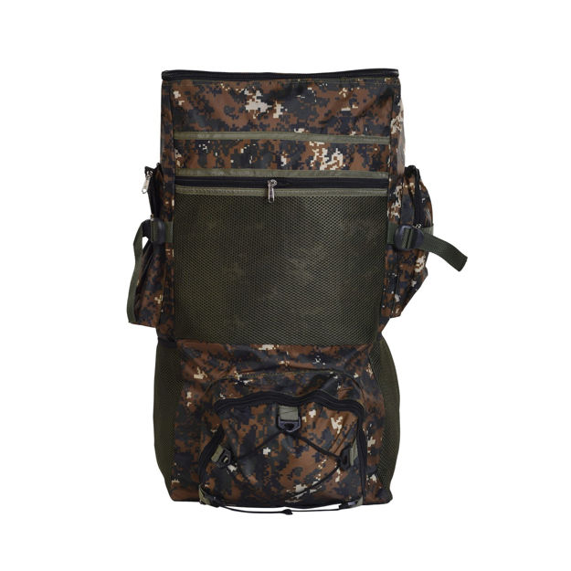 Cobra Print Bag Pack With Side Pockets Design - front