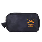 Picture of Indian Army Print Black Color Pouch