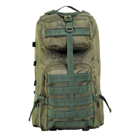 Olive Green Hiking Bagpack - front