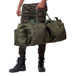 Army Tactical Military Duffle Backpack 2 In One Extra Large Bag - side