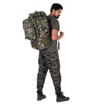 Para Commando Green Color And Cobra Print 95L - side