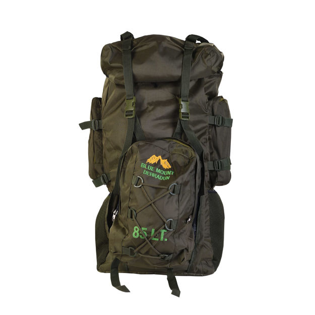 Bag Pack Olive Green With 85 L - front