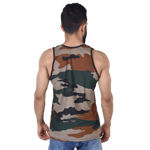 Army Print Camouflage Sando - back