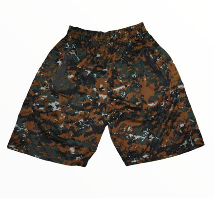 Army Print Codro Shorts