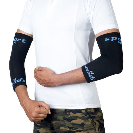 Arms Sleeve For Running And Gymming Black Color