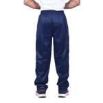 Plain Blue Track Pant With Grip - back