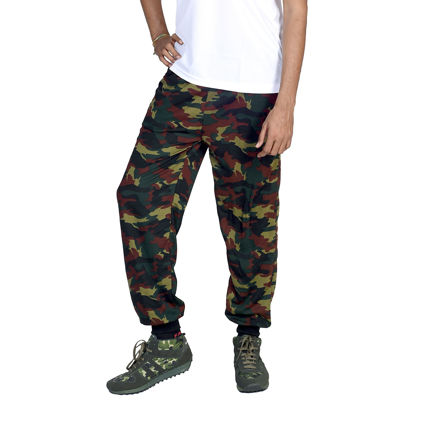 Indian Army Camouflage Print Track Pant - front