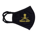 Picture of Indian Army Golden Logo Mask