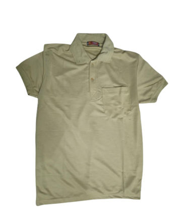 khaki Collar T-shirt