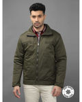 Polyester Dark Green Jacket - front