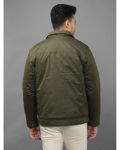 Polyester Dark Green Jacket - back