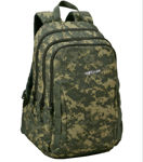 F Gear White Camouflage Print Backpack With Rain Cover - front