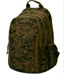 F Gear Dark Green Camouflage Print Backpack - side