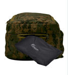 F Gear Dark Green Camouflage Print Backpack - with cover