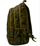 F Gear Dark Green Camouflage Print Backpack - side