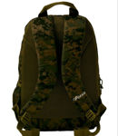 F Gear Dark Green Camouflage Print Backpack - back