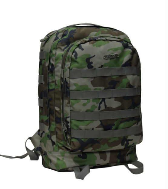 F Gear Jungle Camouflage Print Backpack - front