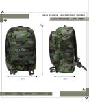 F Gear Jungle Camouflage Print Backpack - side