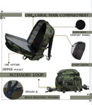 F Gear Jungle Camouflage Print Backpack - inside