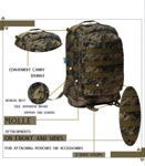 F Gear Green Camouflage Print Backpack - fornt