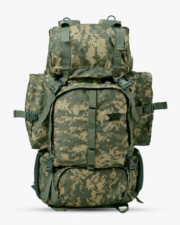 Camouflage Print Travel Backpack - front