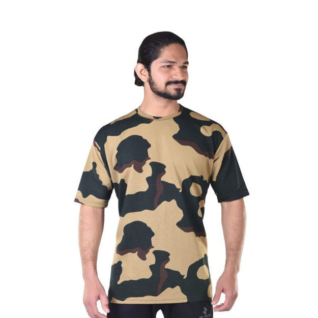 BSF Print Half Sleeve T-shirt - Front