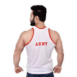 Army With Indian Flag Sando - back