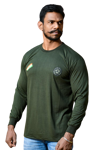 Cotton Green Color Commando T-shirt	