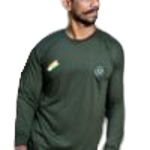 Cotton Green Color Commando T-shirt	