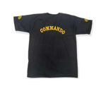 Picture of Commando Plain Black Color And India Flag T-shirt With Half Sleeve And Round Neck